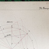 Original technical drawing, arts and crafts