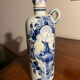 Delftware vase hand-painted – windmill decoration and f