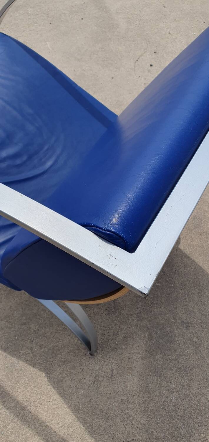 Set 2 -  Karlo chair leather KFF Karl Friedrich Foster postmoder