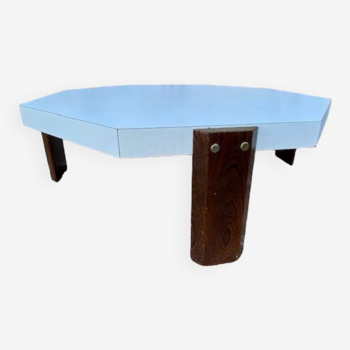 Octagonal coffee table Holland circa 1970