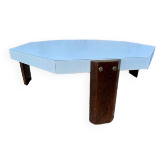 Octagonal coffee table Holland circa 1970