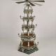 19th century handmade Christmas pyramid – rare and beautiful German folk art piece