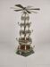 19th century handmade Christmas pyramid – rare and beautiful German folk art piece