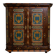 Armoire Alsacienne à décor floral peint polychrome – style Louis XIV – XIXème s.