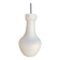 Vintage opaline glass pendant lamp 60s, Italian design