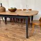 Solid wooden farm table length 204 cm