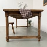 Table de ferme en hêtre XL