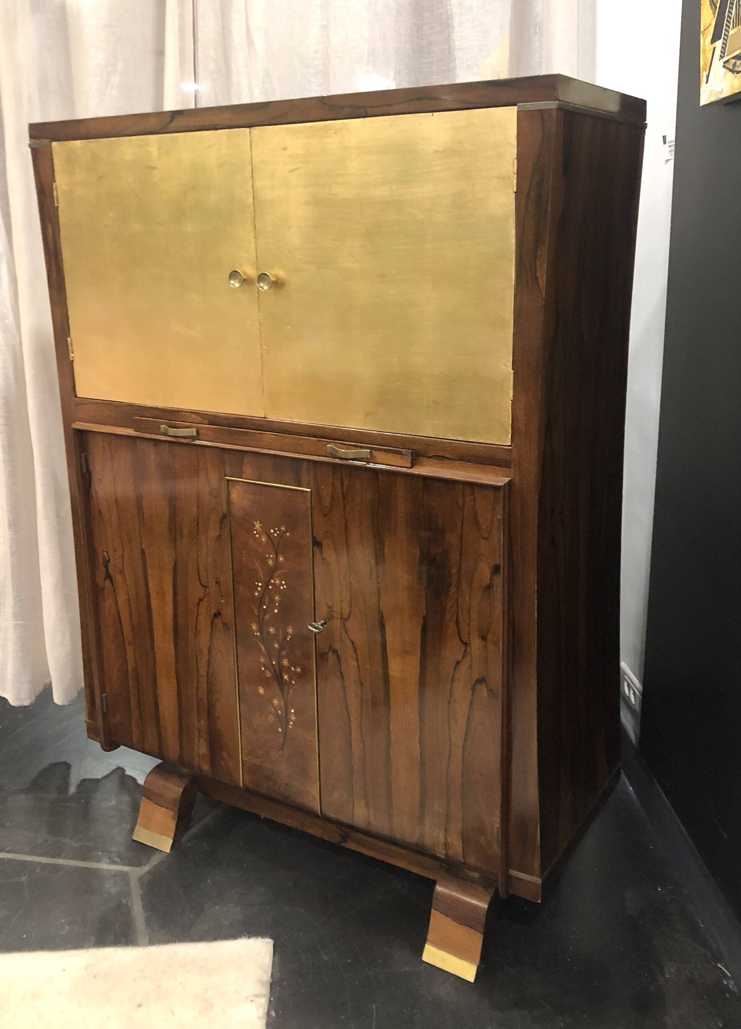 Art Deco Secretary Bar