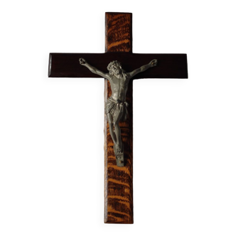 Crucifix bicolore