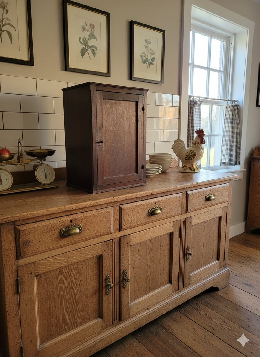 Trade cabinet to be placed or wall-mounted, 1940s.