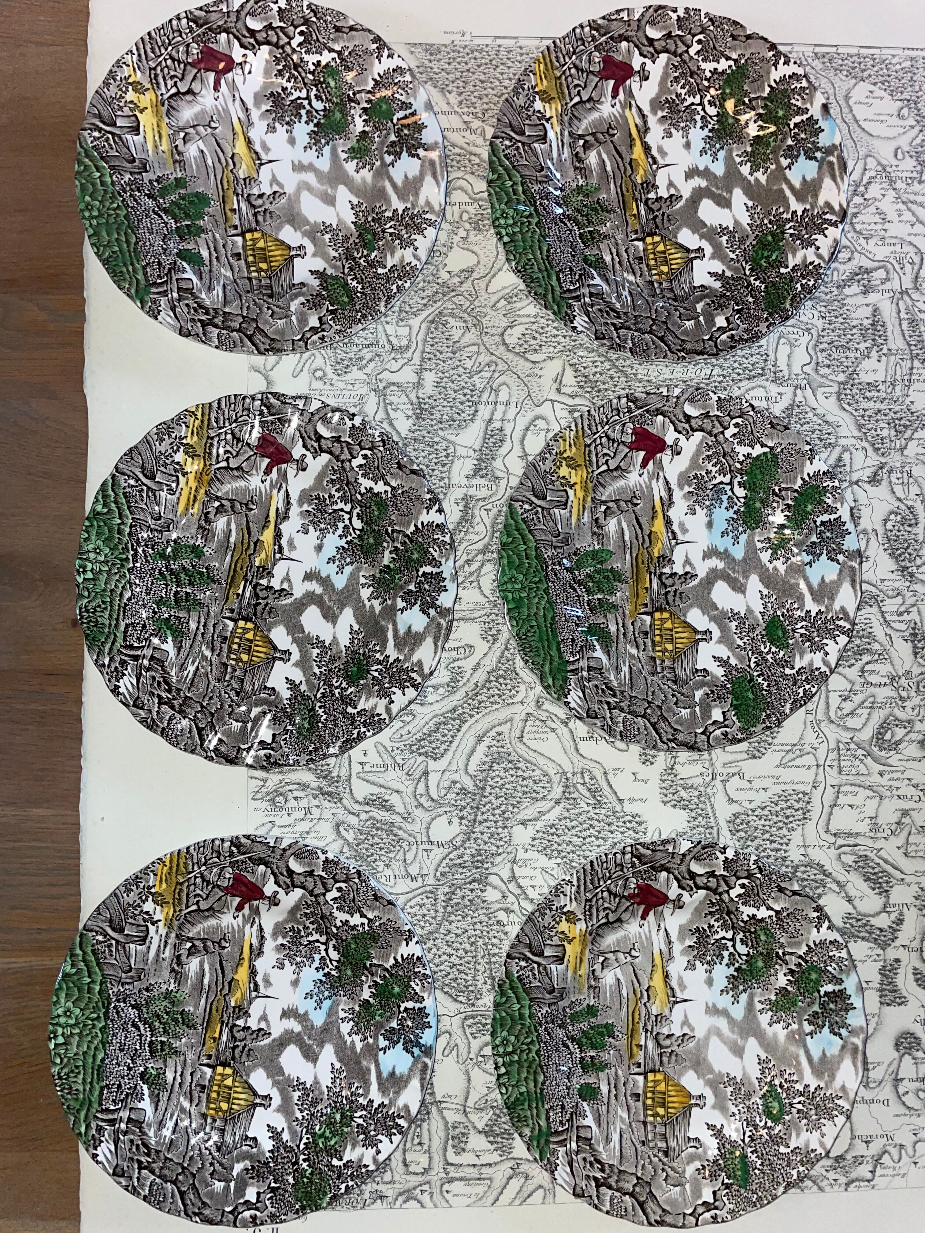 Dessert plates The Hunter