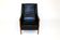 Fauteuil en cuir patiné, Suède, 1960