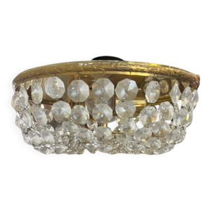 plafonnier vintage en - cristal