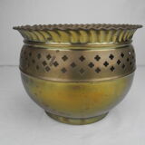 Brass flowerpot