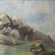 Mountain Landscape by Jean Paul Clarke, oil on canvas
