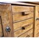 Buffet meuble de re construction René Gabriel pieds compas