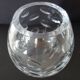 Vase boule modèle Cluny en cristal par Christofle