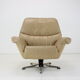 Large Scandinavian Adjustable Leather Armchair by Peem, 1970s, Finland