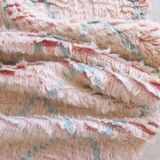 Moroccan Boujad rug in pink - 295 x 93 cm