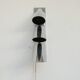 Italian mid-century three tube directional wall light