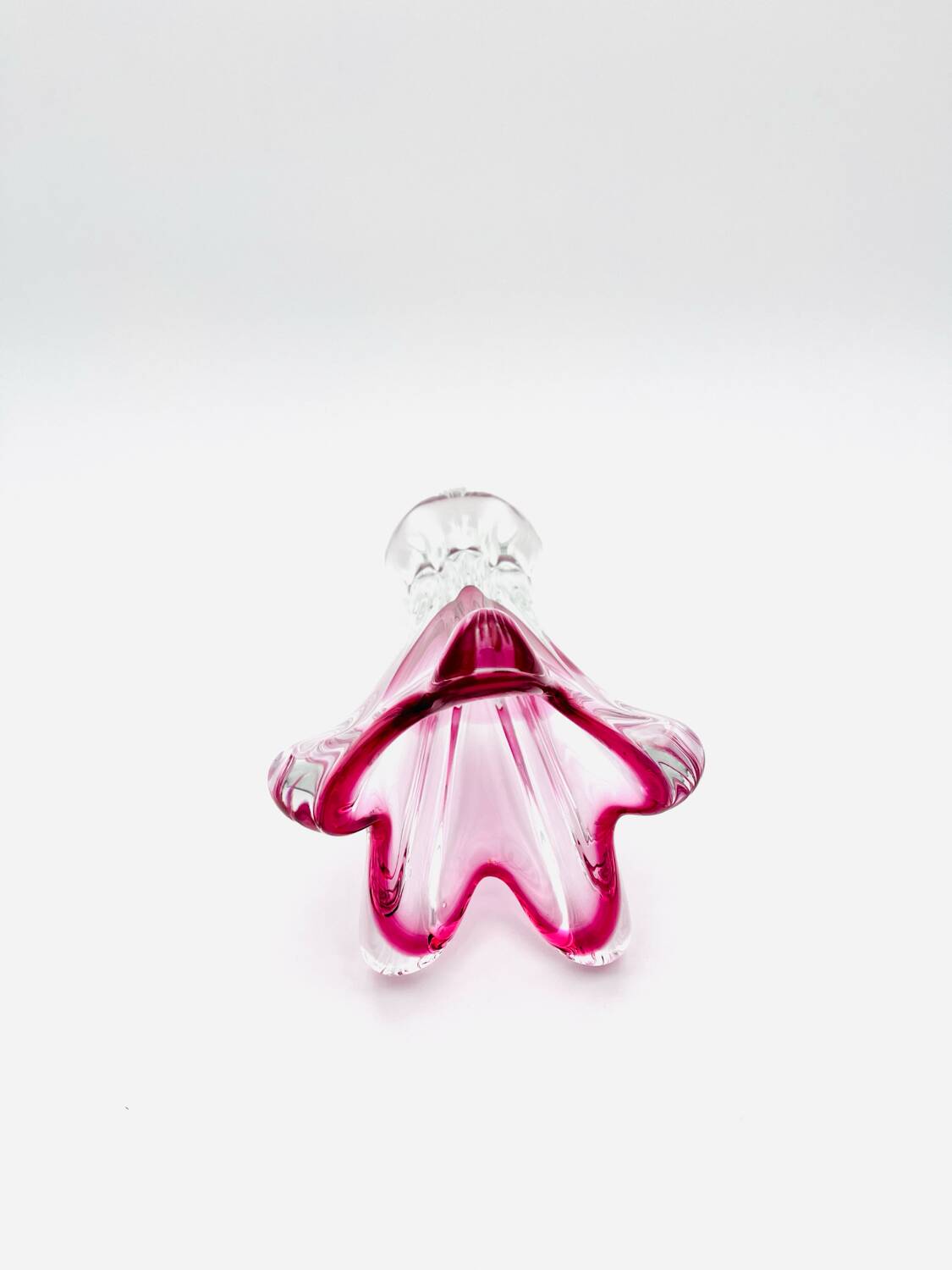 Sculptural vase 'Star' - Josef Hospodka for Chřibská Glassworks - Bohemia