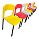 Série de 8 chaises design Pop année 1970-80