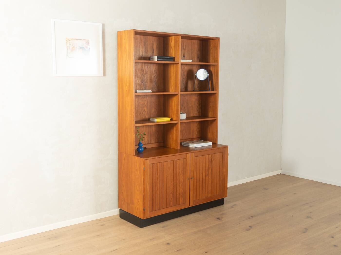 Classic two-piece sideboard from the 1960s by Poul Hundevad