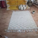 Handmade wool Berber rug 150 X 100 CM