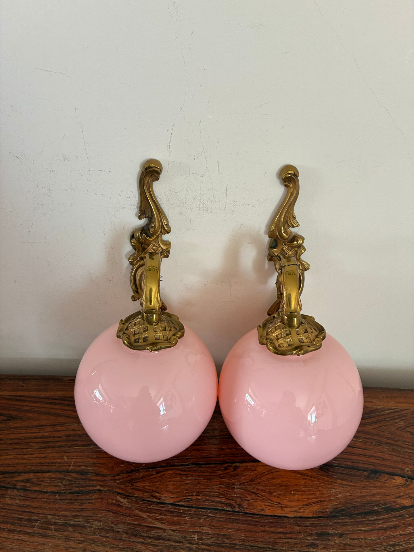 Pair of antique wall sconces