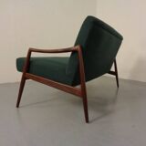 Organic Teak Sofa by Hartmut Lohmeyer for Wilkhahn, 1960s