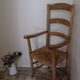 Straw armchair
