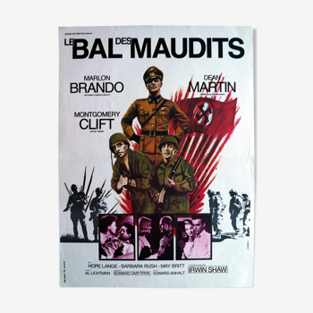 Original movie poster "The Ball of the Cursed" Marlon Brando