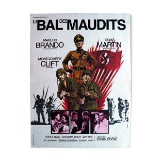 Affiche cinéma originale "Le bal des maudits" Marlon Brando