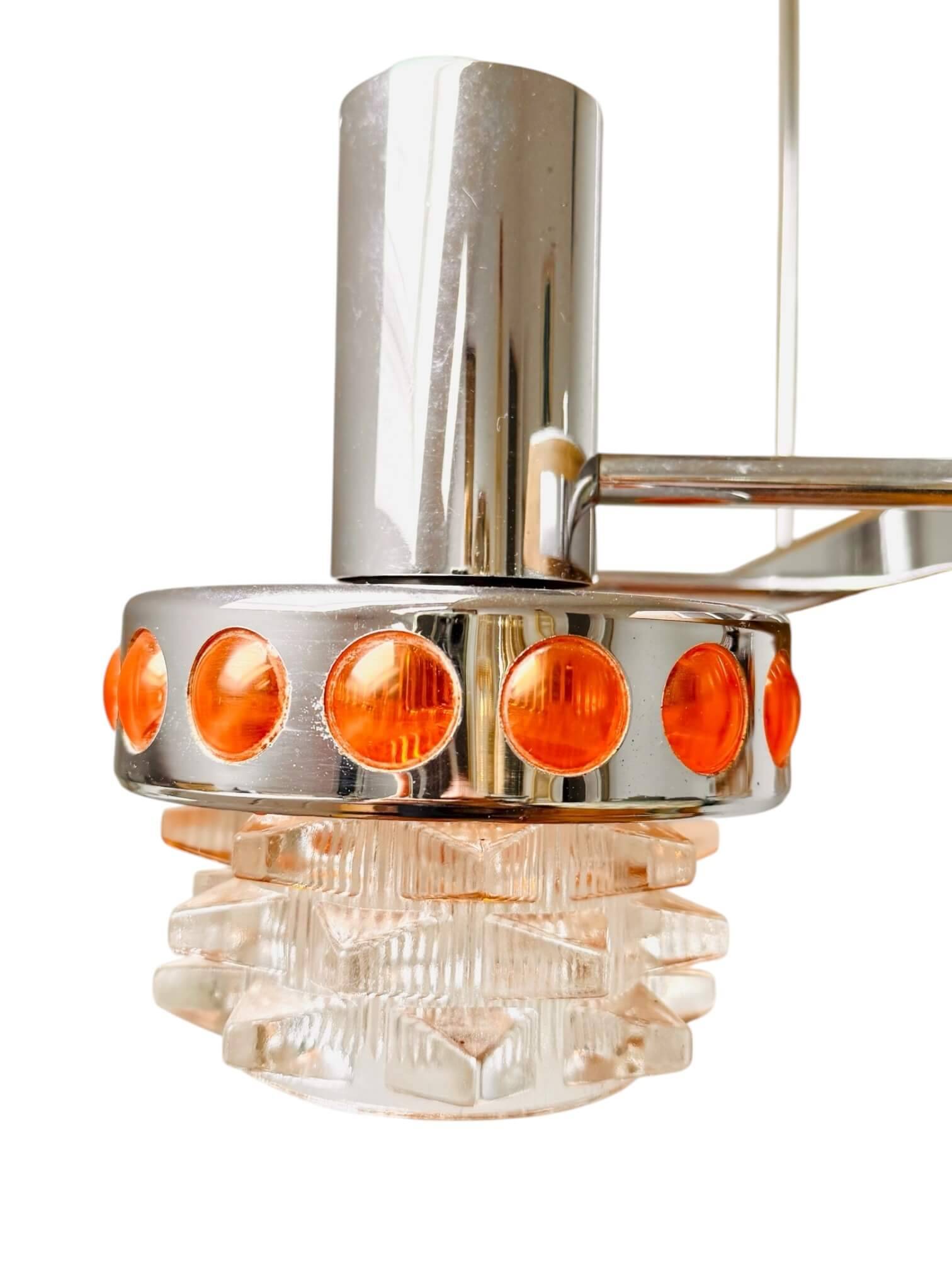 Raak vintage 6-light chandelier