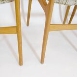 Manufrance, set of 4 chairs from the 60s.