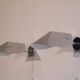 Pair of sconces in metal and chrome 1970