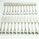 Christofle – 12-piece silver-plated fish cutlery set, Marly model