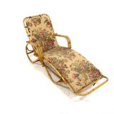 Chaise longue en rotin, Suède, 1960
