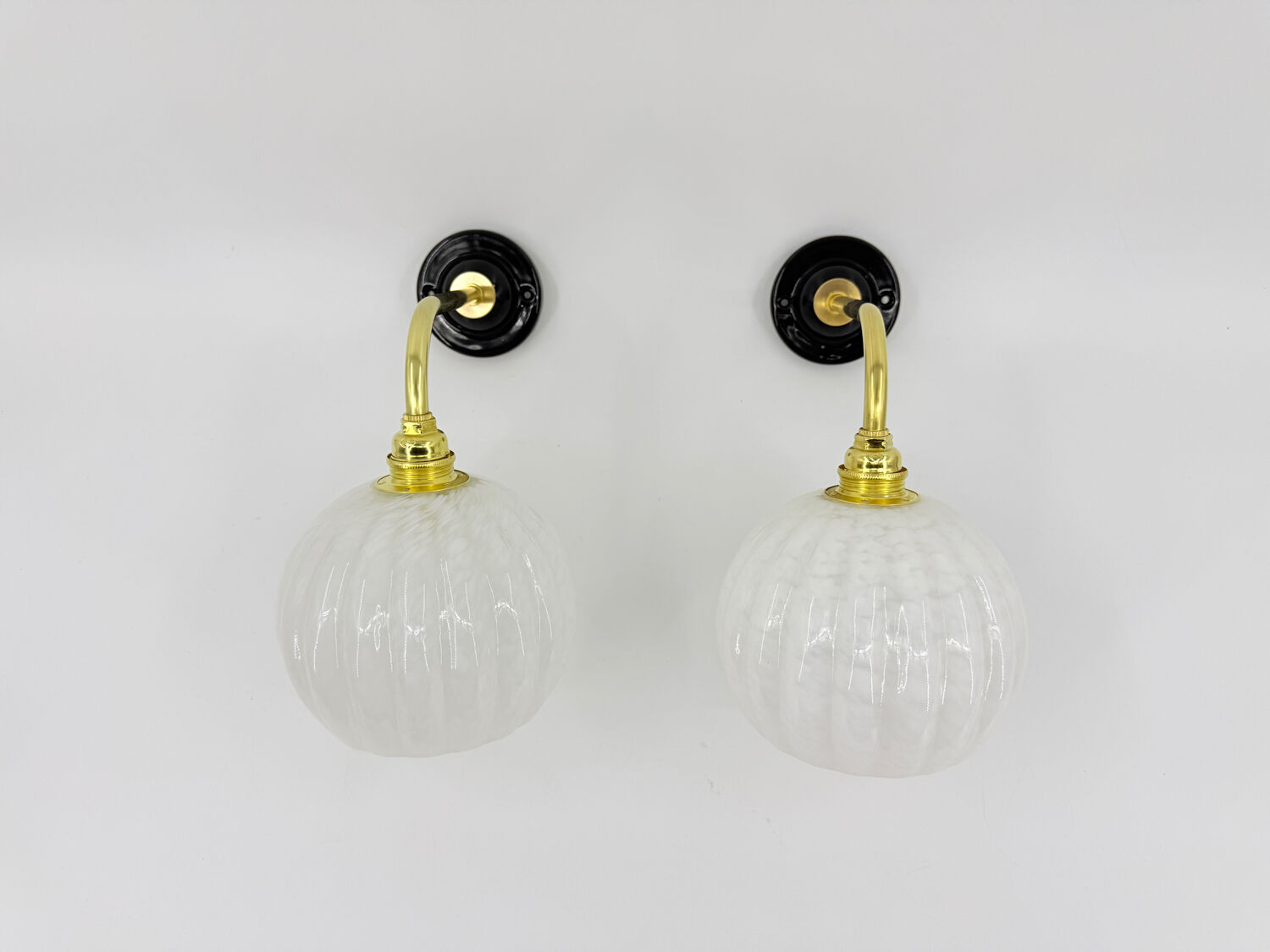 Clichy glass wall lights