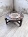 Table basse ronde Roger Capron herbier terracotta