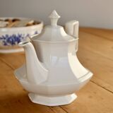 Small vintage porcelain jug Johnson Brothers with Pearl pattern.