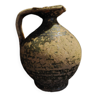 Glazed terracotta pitcher jug La Chapelle des Pots 18th century
