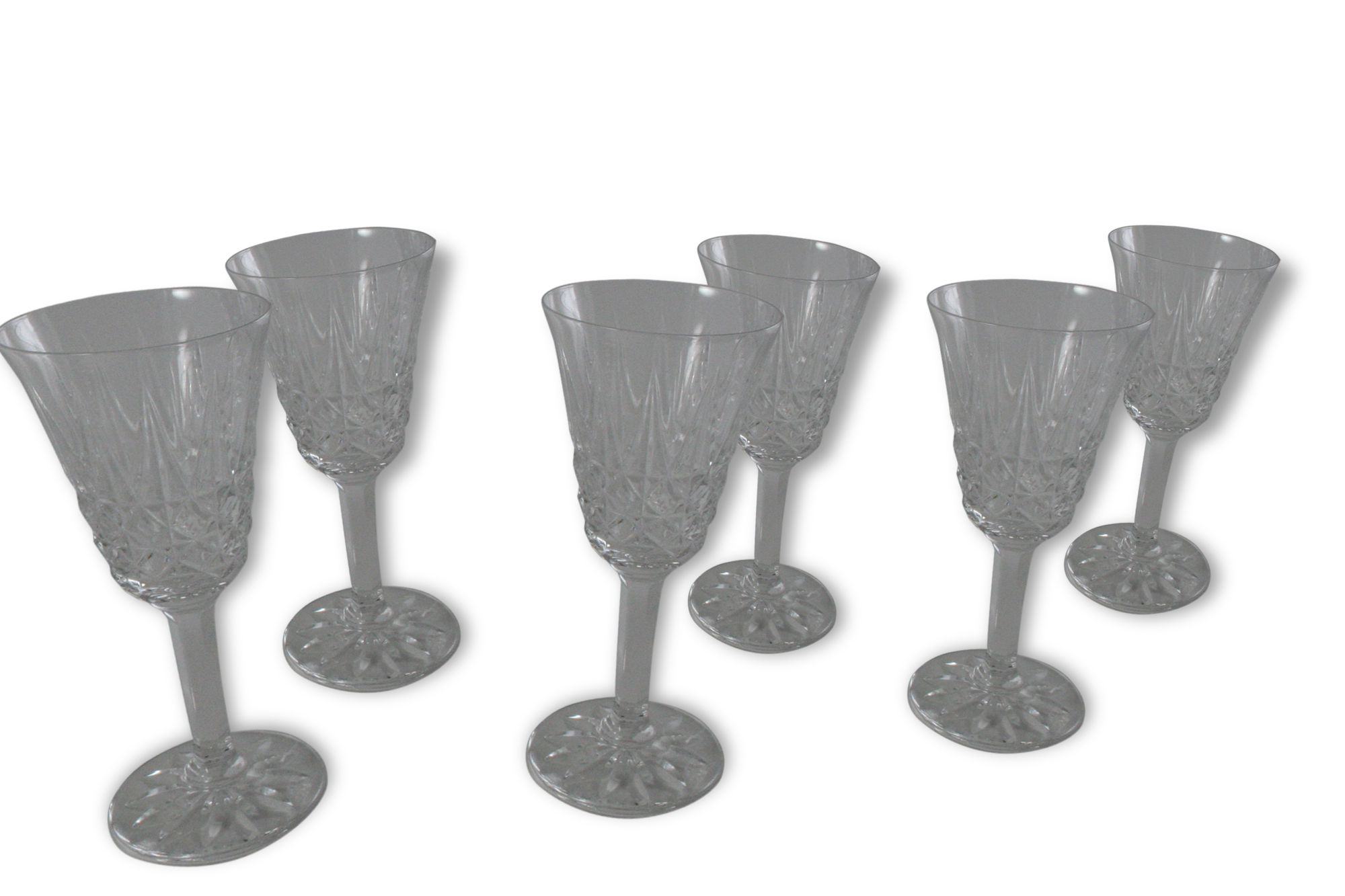 6 wine glasses saint louis model tarn
