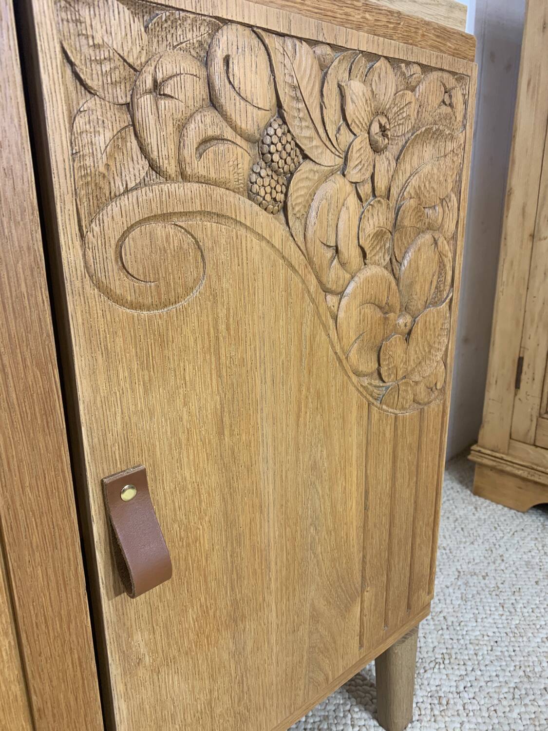 Art deco oak sideboard