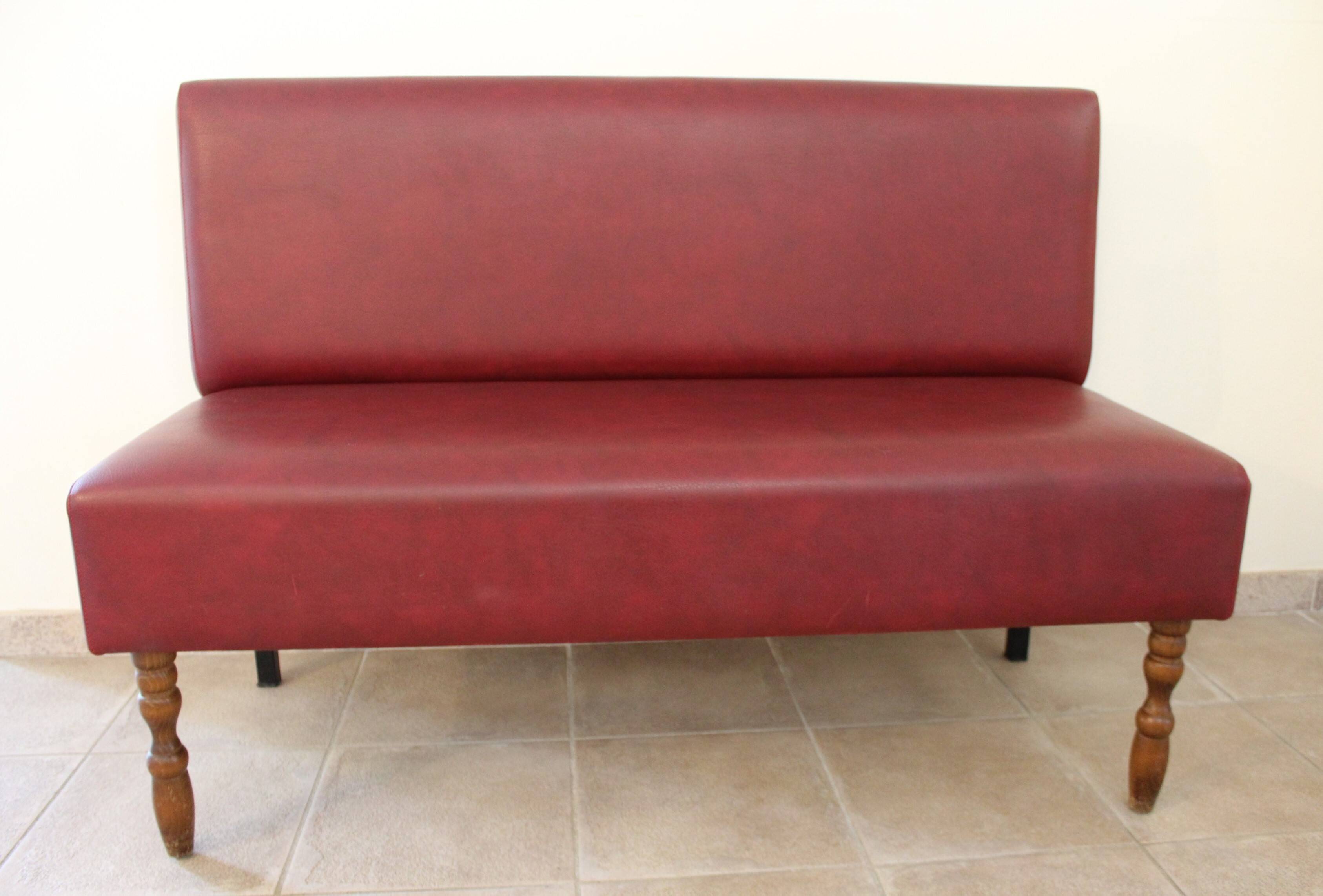 Authentic vintage bistro bench n°2