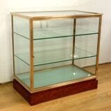 Display Cabinet in Brass and Elm – 1950