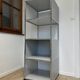 USM Haller shelf in light grey