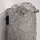 XL Murano glass wall sconce by Hillebrand Leuchten, Germany circa 1960.