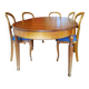 Dining table + 6 chairs in classic style (Louis-Philippe)