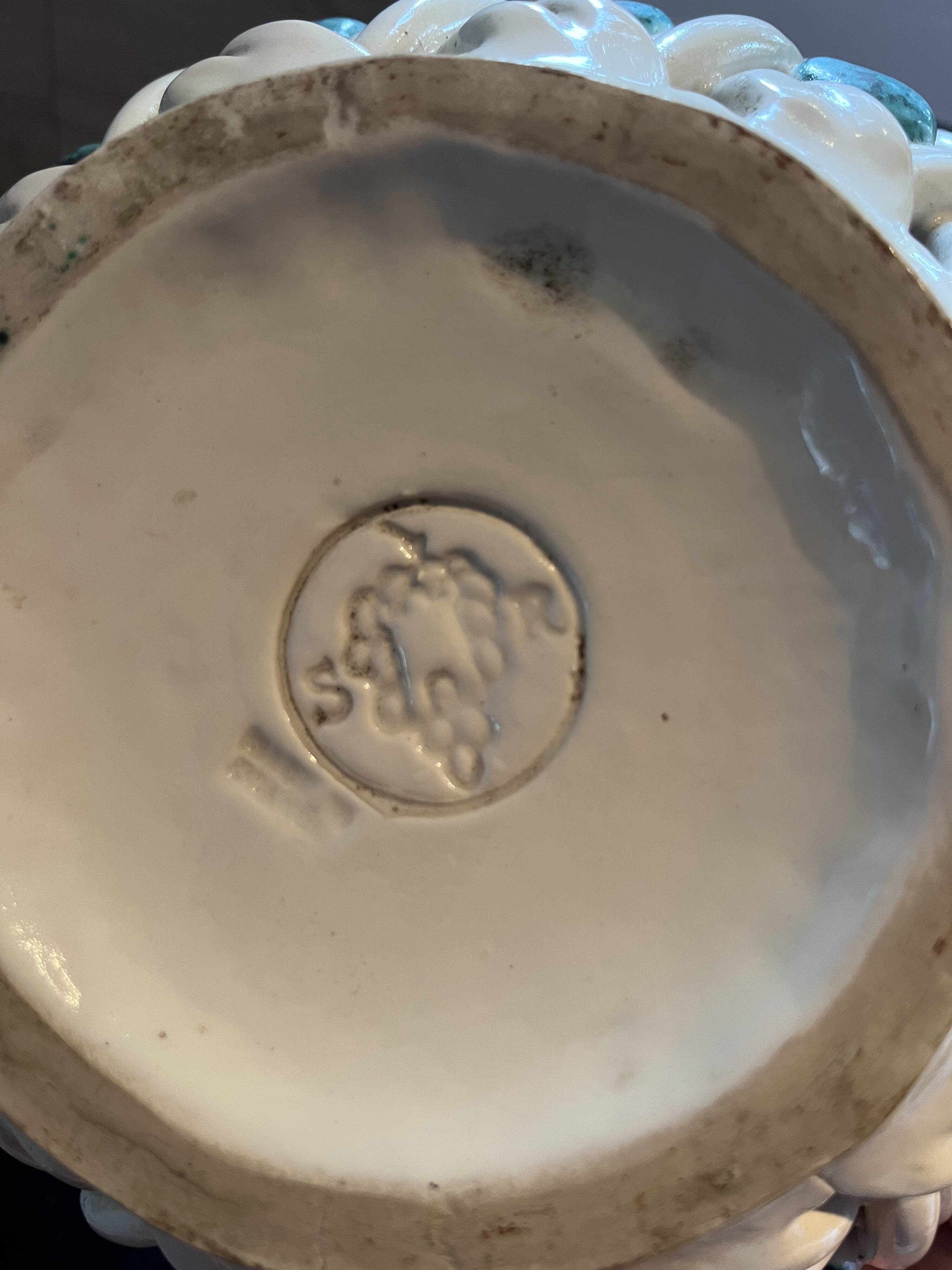 Ceramic basket Saint Radegonde